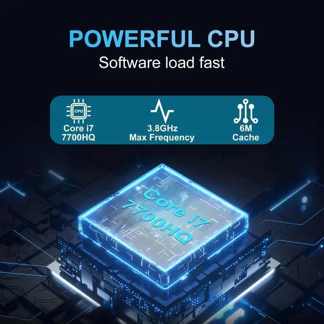 Alt view image 2 of 5 - MECHAZER All-in-One Desktop Computer 23.8 Inch Curved Display Core i7 7700HQ(up to 3.8Ghz) 16GB RAM 512GB SSD Dual-Band WiFi Bluetooth 5.0 Complete with Wired Keyboard & Mouse