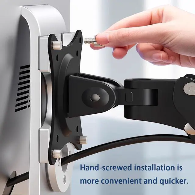 Alt view image 5 of 5 - HEHELISAIL Vesa Adapter Plate Bracket Kit for Pre-2021 Version of The iMac Series Monitors Vesa Up to 100x100 Aluminum Alloy