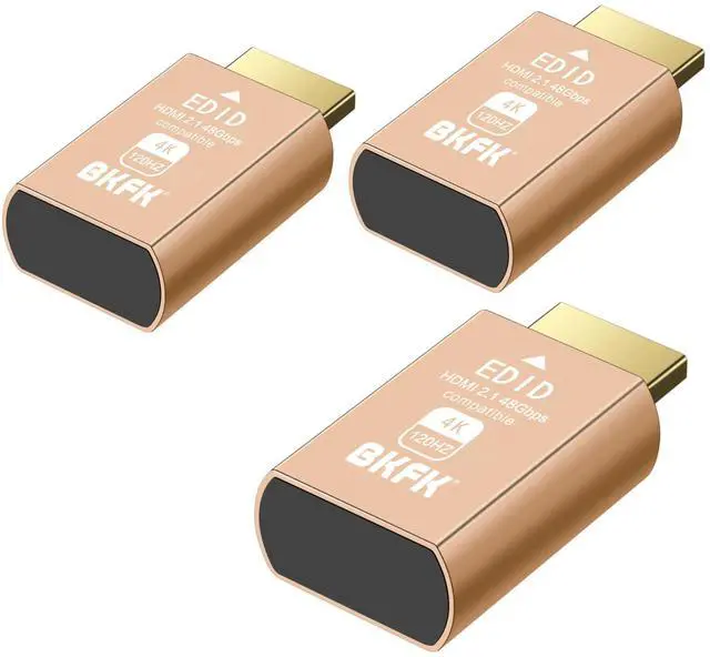 Main image of 4K 120Hz hdmi Dummy Plug - Display to hdmi Adapter, Luna Display Virtual Window for Home-edid Emulator-Dummy, displayport Headless dummie dongle(HDMI-2.1port-4K-120Hz-3P)