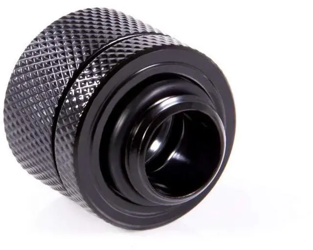Alt view image 3 of 4 - Alphacool Eiszapfen 14mm HardTube Compression Fitting G1/4 - Knurled - Deep Black - Sixpack (17552)
