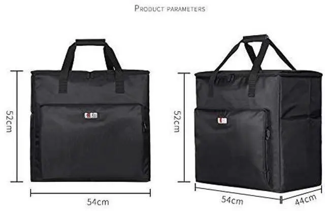 Alt view image 5 of 5 - Buwico Desktop PC Computer Travel Storage Carrying Case Bag for Computer Main Processor Case, Monitor, Keyboard and Accessories