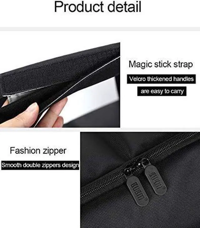 Alt view image 4 of 5 - Buwico Desktop PC Computer Travel Storage Carrying Case Bag for Computer Main Processor Case, Monitor, Keyboard and Accessories