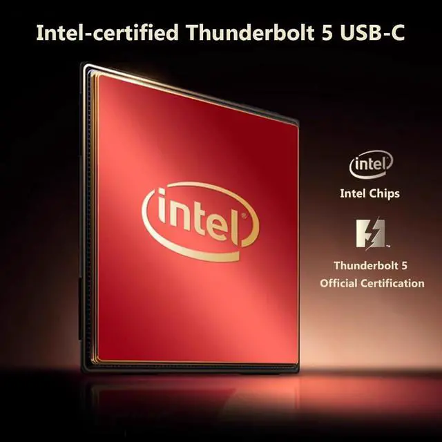 Alt view image 2 of 5 - Alvin's Cables Thunderbolt 5 Cable, 4ft USB-C to USB-C Cable 120Gbps Bandwidth 240W PD Fast Charging 16K Display, Compatible with Thunderbolt 4/3,USB4, for MacBook,eGPU,Dock, Intel Certified