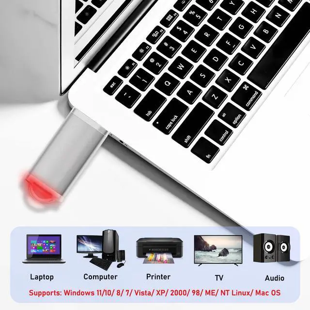 Alt view image 4 of 5 - USB Thumb Drive 8GB Flash Drives 20 Pack, Nicepicten Memorias USB 2.0 Memory Stick FAT32 Flash Zip Drive 8 GB Jump Drives Multipack Pendrive with Landards and Lables (Sliver 8GB, 20 Pieces)