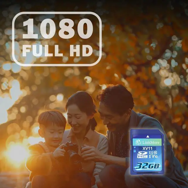 Alt view image 3 of 5 - LinkMore 32GB (5pack) Full-Size SD Card, SDHC Compatible with Camera Full HD Video, PC, UHS-I, U1, V10, Class 10, Read Speed Up to 96 MB/s, Write Speed Up to 25MB/s