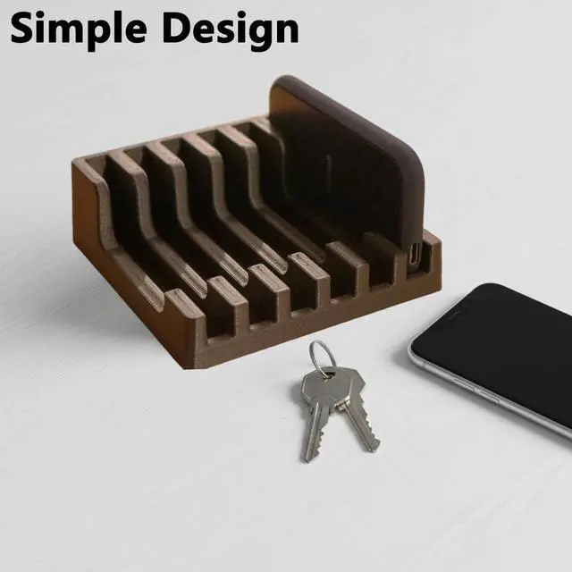 Alt view image 3 of 5 - for Samsung SSD/T5/T7/T7/T9 Holder Organizer Stand Solid State Drive Organizer, Vertical Space-Saving Organizer with Non-Slip Base, Non-Slip Base (Gray)