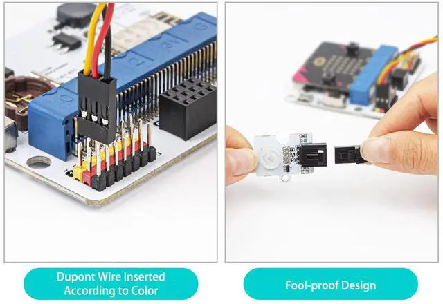 Alt view image 5 of 5 - ELECFREAKS microbit Smart Agriculture Kit Micro:bit Sensor Starter Kit Octopus Series Sensor, DIY Programming STEM kit with Basic Coding Electronics Modules and Wiki Tutorial(Without Micro:bit)
