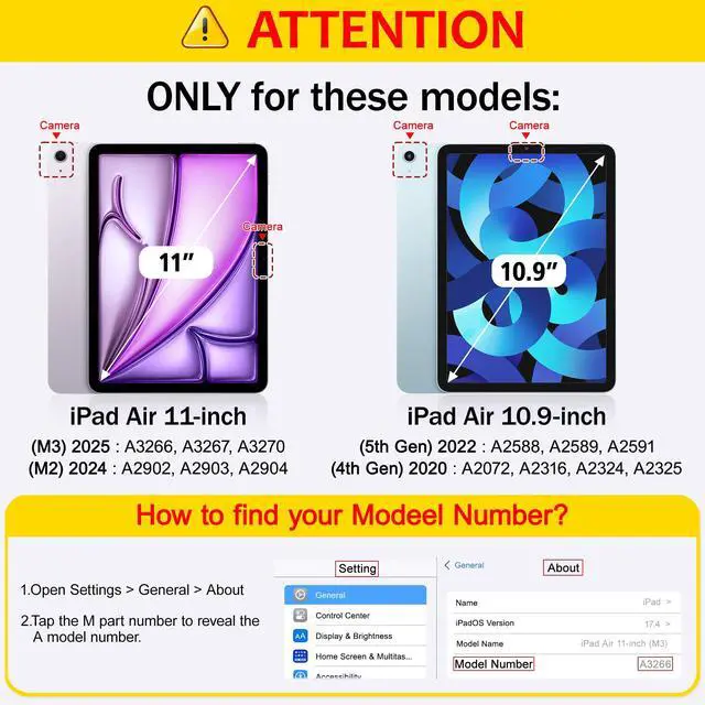 Alt view image 2 of 5 - Mektron Case for iPad Air 11 inch (M3 2025 7th /M2 2024 6th), Compatible with iPad Air 10.9" (2022 5th Gen /2020 4th Gen) Tablet Cover with Auto Wake/Sleep, Leopard Pink Butterfly