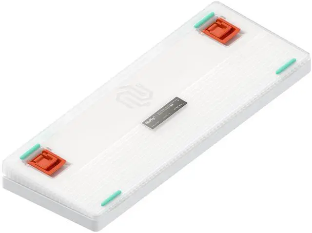 Alt view image 2 of 5 - nuphy Halo65 V2 Wireless Mechanical Keyboard with PBT Keycaps,65% Hot Swappable Custom Gaming Keyboard Compatible with QMK/VIA,RGB Backlit,Gasket Structure,BT5.0/USB-C/2.4GHz,White-Raspberry Switches