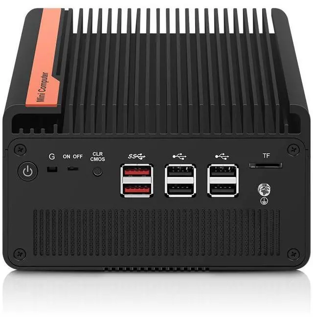 Alt view image 2 of 5 - oaknode Mini PC N100 NAS 5 M.2 Nvme Pocket NAS Small PC,4X2.5GbE LAN Mirco Desktop Computer 2HD 4K@60HZ,Router/QNAS/Firewall DDR5 for Office Business (Bareboen, N150)