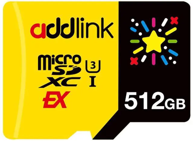 Main image of addlink 512GB Gaming microSD Express Card for Nintendo-Switch 2, Speed Up to R/W 880/750 MB/s MicroSDXC Express Memory, ROG Ally, Steam Deck, Camera UHS-I, C10, U3, V30, Full HD 4K