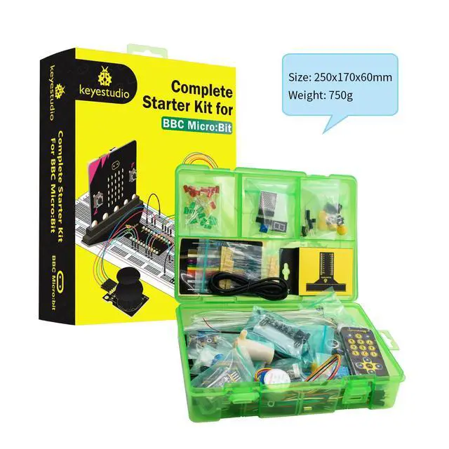 Alt view image 5 of 5 - KEYESTUDIO Micro:bit Starter Kit with 40+ Sensors & Modules,Compatible with Micro:bit V2,STEM Coding Projects for Beginners,Includes Online Tutorials & Sample Code