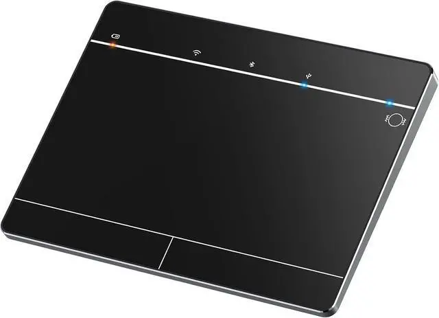 Main image of Homiguar Trackpad for Windows 10/11  High-Precision Multi-Touch 3 Connection Modes Touchpad Mouse with Multi-Gesture Support, Ultra-Slim Aluminum Design, Compatibility for PC, Laptop (Gray)