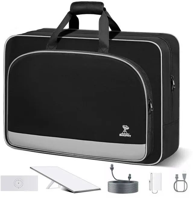 Main image of Bosynoy Carrying Case Compatible with Starlink Gen 3, Case Compatible with Starlink Satellite Dishes Gen 3 Accessories, Waterproof Bag with Inner Pocket, Shockproof Travel Bag for Camping and RV