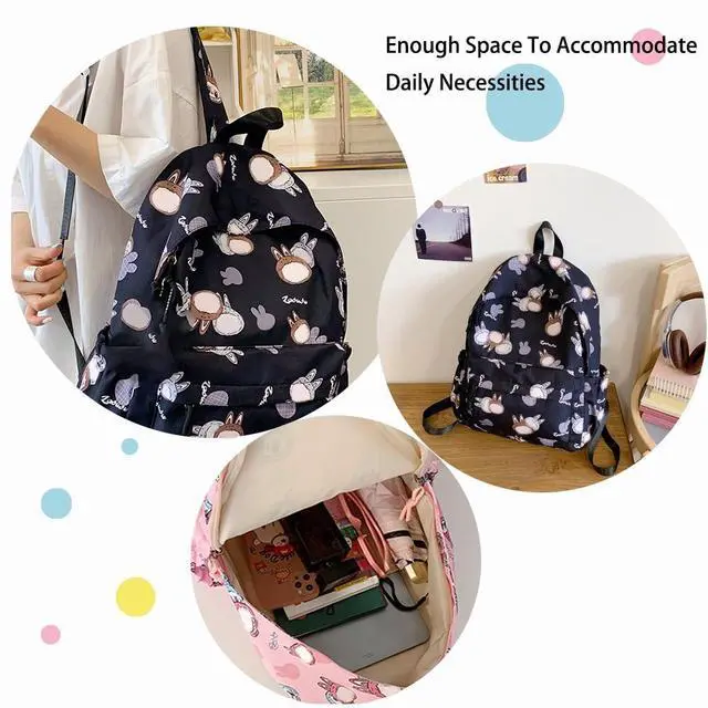 Alt view image 3 of 3 - Cute Backpack for BuBu Lightweight Travel bags Women Laptop Casual Daypacks (4.Hei.)