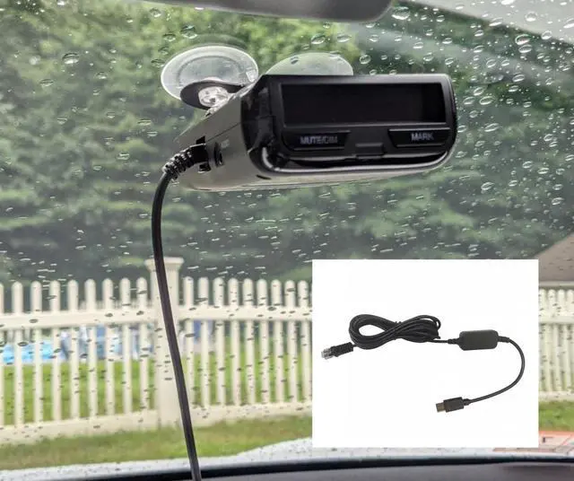 Alt view image 4 of 5 - SZFMSWE USB C to RJ11 Radar Detector Power Cord Cable(7FT*2) for Escort Valentine One Uniden Beltronics