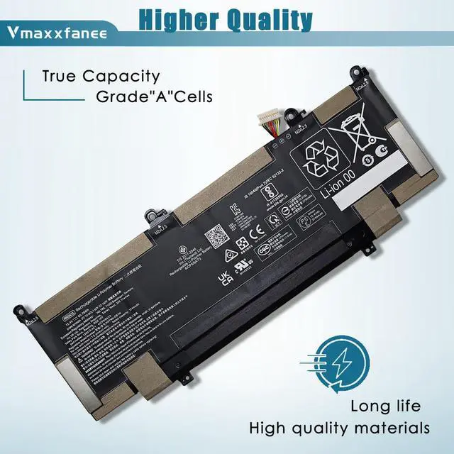 Alt view image 3 of 5 - RR04XL L60373-005 Laptop Battery Replacement for HP Spectre X360 13 13-AW 13-AW0900 13-AW0000 13-AW0001LA 13-AW0023DX 13-AW0200ND 13-AW0105NC 13-AW0015NG 13-AW0050TU L60213-AC1 HSTNN-DB9K 60.76Wh