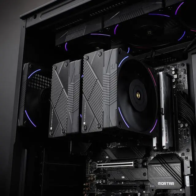 Alt view image 2 of 5 - Thermalright Phantom Spirit 120 EVO CPU Air Cooler, 7×6mm Heat Pipes, Dual 2150RPM PWM Fan, for AMD AM4 AM5/Intel 1700/1150/1151/1200/17XX/2011/1851