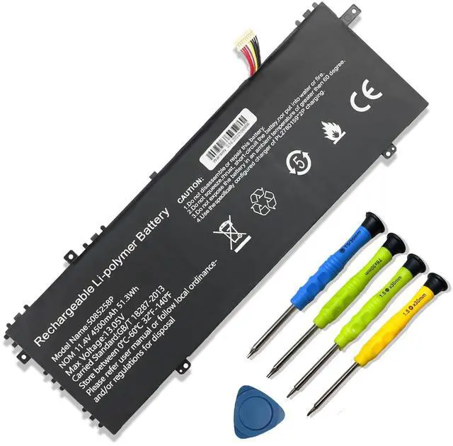 Main image of Mobik 5085258P 51.3Wh Laptop Battery Replacement for Gateway GWTC71427 Series 11.4V 4500mAh