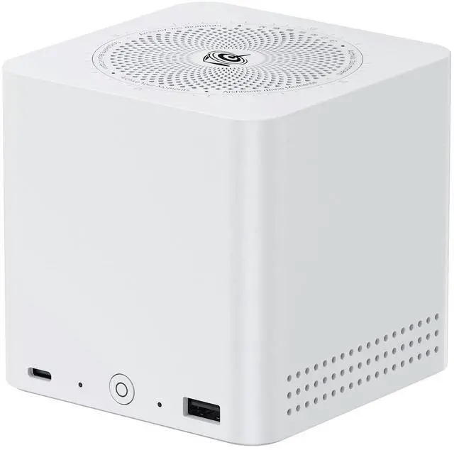 Main image of Beelink ME Mini PC, Desktop NAS with Intel N150(4C/4T, up to 3.6GHz), 16GB LPDDR5, 64GB EMMC, 6*M.2 PCIe3.0 Slot(MAX 24TB), Dual 2.5G LAN/USB3.2/NAS/Soft Router/Data Center/Network Attached Storage