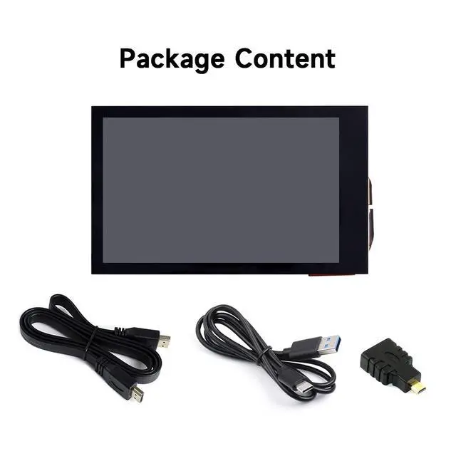 Alt view image 2 of 5 - waveshare 3.5inch IPS Capacitive Touch LCD Display, Compatible with Raspberry Pi 5/4B/3B/Zero/Zero W/Zero 2W/Pico/Pico W/Pico WH, 480×800, Adjustable Brightness