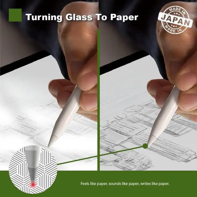 Alt view image 2 of 5 - Green Onions Supply PaperTexture Film Screen Protector for Wacom Cintiq Pro 13 (1 Pack)