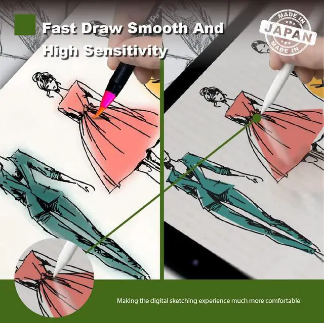 Alt view image 3 of 5 - Green Onions Supply PaperTexture Film Screen Protector for Wacom Cintiq Pro 13 (1 Pack)