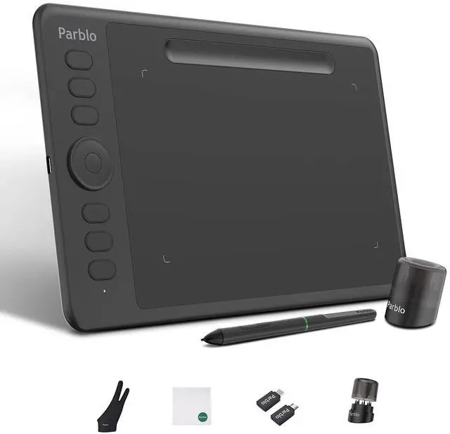 Main image of Parblo Intangbo S 7x4 Inch Graphic Drawing Tablets, 8192 Levels Pressure Drawing Pad Compatible with Android/Windows/Mac
