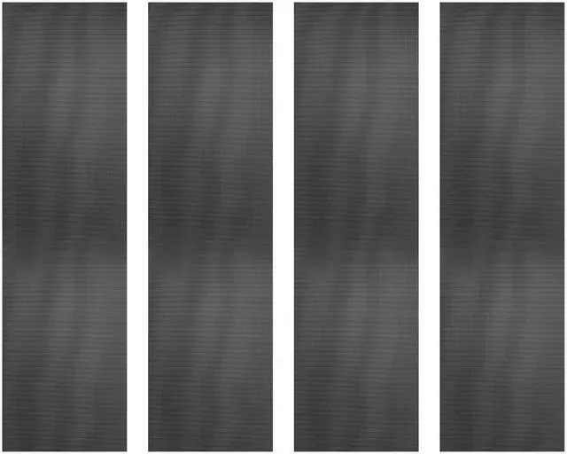 Main image of PATIKIL PC Fan Dust Mesh 39.4"x11.8" 0.03" Hole, 4 Pcs PVC Computer Cooler Dust Filter PC Case Cover Grills for Computer Cooler Fan Case Dustproof, Black