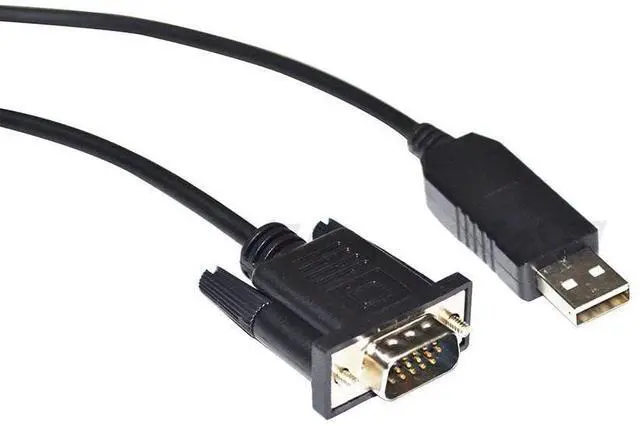 Alt view image 3 of 5 - RIKYJIC FT232RL Chip USB Male to DB15 Male Connector RS232 Serial Communication Cable for VAT Valve Controller Computer On-line Cable Compatible Cable Model No. P/N:230327(1.8 Meters)