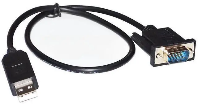 Alt view image 4 of 5 - RIKYJIC FT232RL Chip USB Male to DB15 Male Connector RS232 Serial Communication Cable for VAT Valve Controller Computer On-line Cable Compatible Cable Model No. P/N:230327(1.8 Meters)