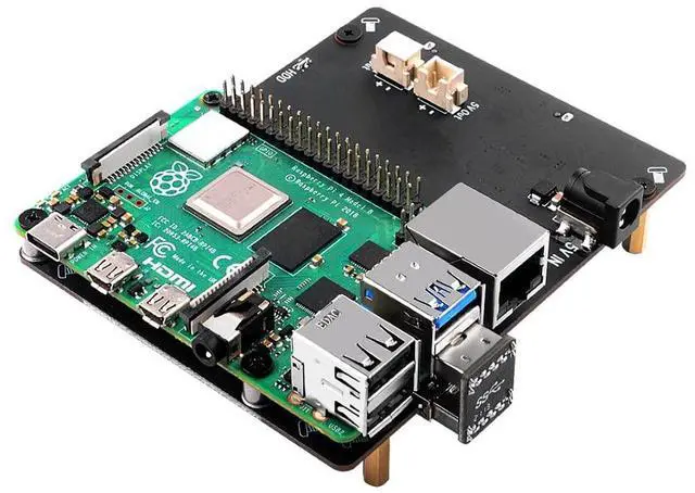 Main image of GeeekPi SATA Storage for Raspberry Pi 4, 2.5 inch SATA HDD/SSD Expansion Board X825 V2.0 USB3.0 Shield for Raspberry Pi 4 Model B ( Only for Raspberry Pi 4B )