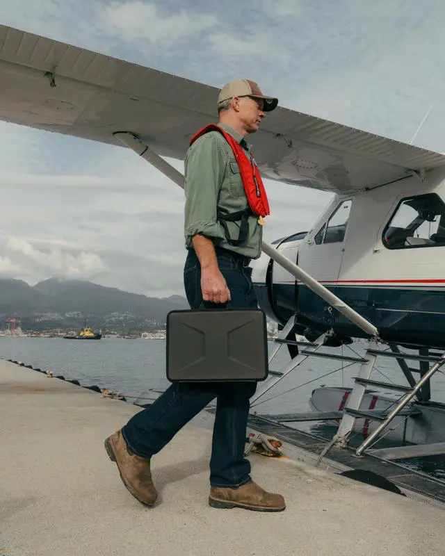 Alt view image 2 of 5 - UAG Laptop Sleeve Case, Large Sleeve, Fits Up to 15-16" Laptop, Shockproof Protective Carrying Computer Bag with Carrying Handle and Interior Accessory Pocket, Black