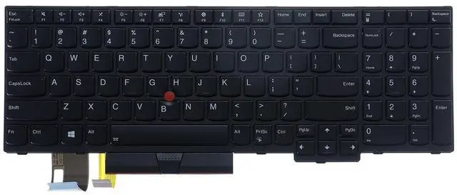 Main image of LeFix Laptop Backlit Keyboard,Replacement Keyboard Compatible with Lenovo Thinkpad E580 E585 E590 E595^^T590 ^^L580 L590^^P52 P53 P53s P72 P73,01YP680,US Layout