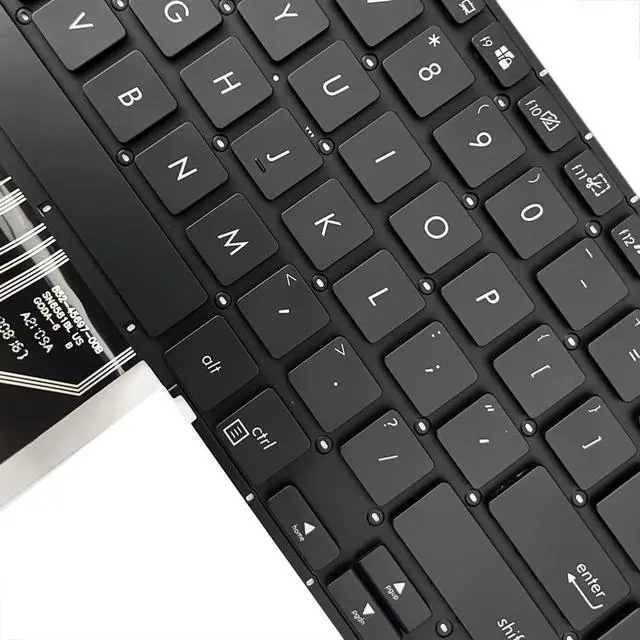 Alt view image 4 of 5 - Zahara Keyboard Backlit US SN6581BL for ASUS X571 X571U X571G X571GT X571F F571GT, X571 F571G VX60F VX60T VX60GT Mars15 AEXKTU01010 AEXKTU01020