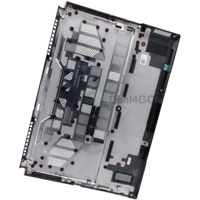 Alt view image 4 of 5 - Deal4GO Lower Bottom Case Base Cover 90NR09M3-R7D010 Replacement for ASUS FX507 FA507 FX577 TUF507 FX507ZM-ES74 (90Wh Green Triangle)