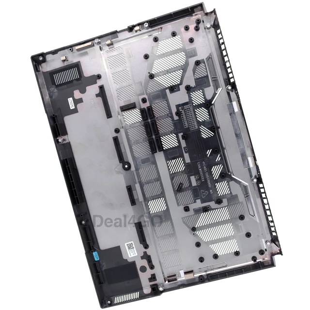 Alt view image 5 of 5 - Deal4GO Lower Bottom Case Base Cover 90NR09M3-R7D010 Replacement for ASUS FX507 FA507 FX577 TUF507 FX507ZM-ES74 (90Wh Green Triangle)