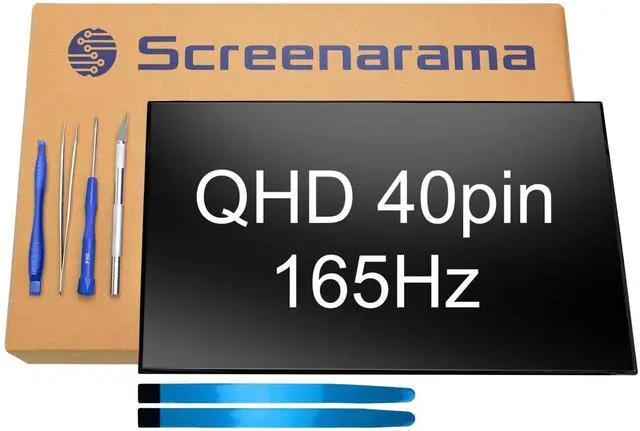 Main image of SCREENARAMA New Screen Replacement for Lenovo Legion Slim 5 16APH8 82Y9 (QHD 165Hz 40pin 2560x1600) IPS LCD LED Display with Tools and Tape