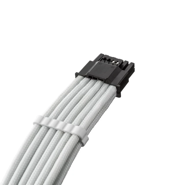 Alt view image 2 of 5 - CableMod Pro ModFlex 12V-2x6 PCIe Cable for Corsair Type 5 (White, 16p)