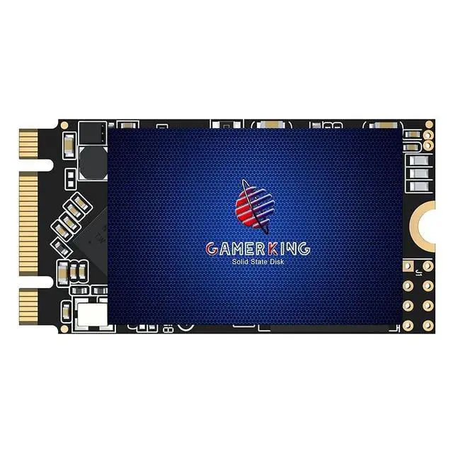 GAMERKING M.2 2242 SSD 128GB 3D NAND TLC SATA III 6 Gb/s, Internal Solid State Drive - Compatible with Desktop PC Laptop (2242 128GB)