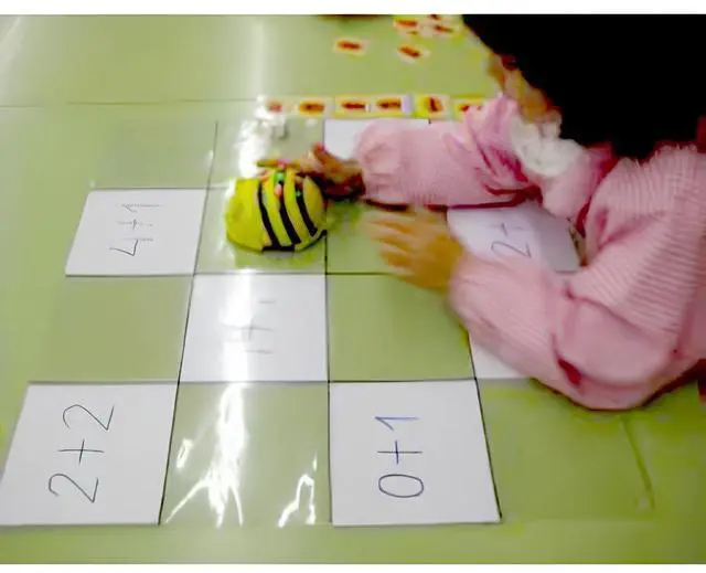 Alt view image 5 of 6 - TTS Transparent Grid Activity Mat 4x4 for Bee Bot and Blue Bot Coding Robots (No Pockets) - ITSGRID