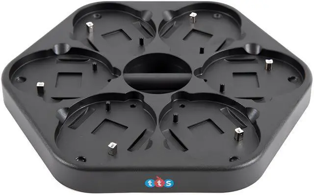 Main image of TTS 6-Slot Docking Station with USB Cable for STEM Bee-Bot & Blue-Bot , Coding Robot Charger
