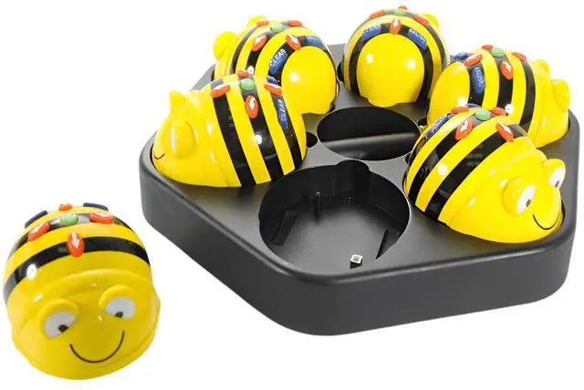 Alt view image 4 of 5 - TTS 6-Slot Docking Station with USB Cable for STEM Bee-Bot & Blue-Bot , Coding Robot Charger