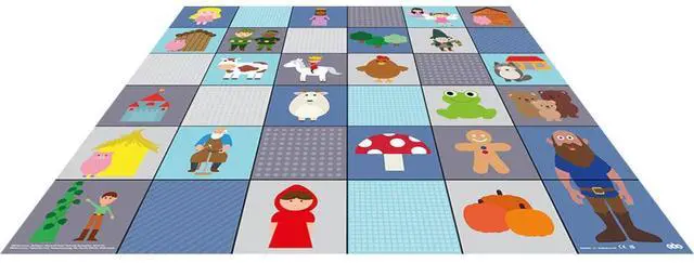 Alt view image 2 of 3 - TTS  Fairy Tale Activity Mat for Loti-Bot STEAM Coding Robot Interactive STEM Learning Toy Play Mat for Kids