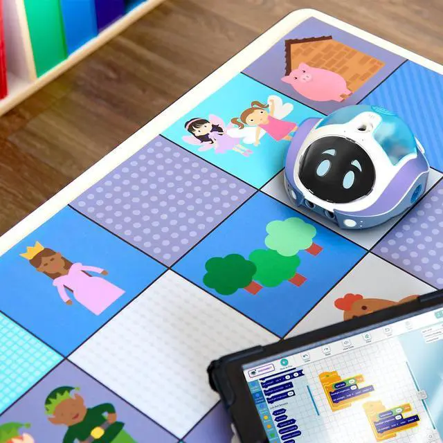 Alt view image 3 of 3 - TTS  Fairy Tale Activity Mat for Loti-Bot STEAM Coding Robot Interactive STEM Learning Toy Play Mat for Kids