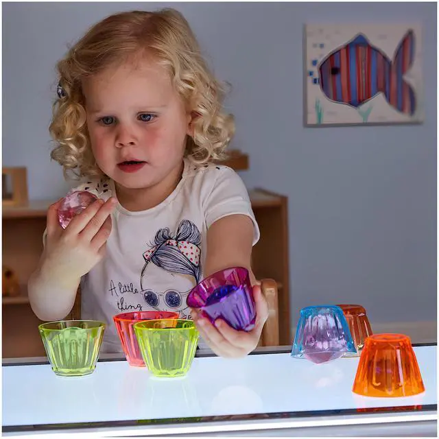 Alt view image 2 of 4 - Tts Medium Illuminating Light Panel for Table - Educational ICT Resource for Kids Cross-curricular Learning Activities