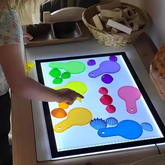 Alt view image 3 of 4 - Tts Medium Illuminating Light Panel for Table - Educational ICT Resource for Kids Cross-curricular Learning Activities