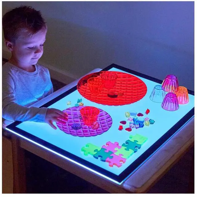 Alt view image 4 of 4 - Tts Medium Illuminating Light Panel for Table - Educational ICT Resource for Kids Cross-curricular Learning Activities
