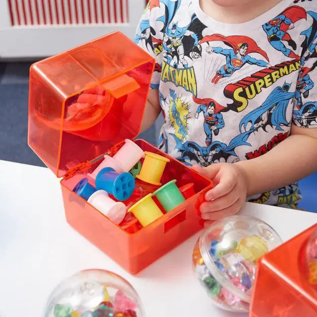 Alt view image 4 of 5 - TTS 15-Piece Building Block Construction Cubes & Spheres for Kids  Fun & Educational Toy