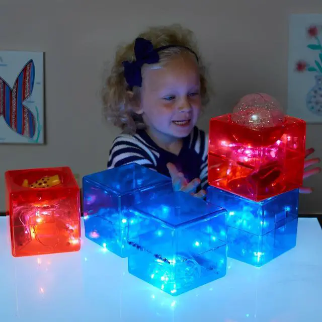 Alt view image 5 of 5 - TTS 15-Piece Building Block Construction Cubes & Spheres for Kids  Fun & Educational Toy